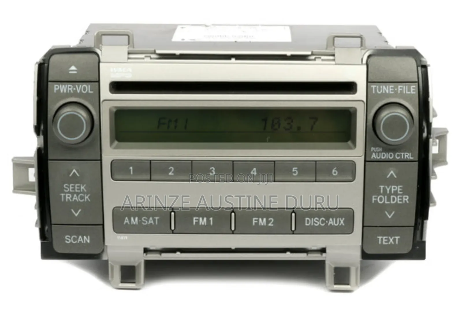 09-10 Toyota Matrix Am Fm Radio Mp3 Single Disc Cd Player