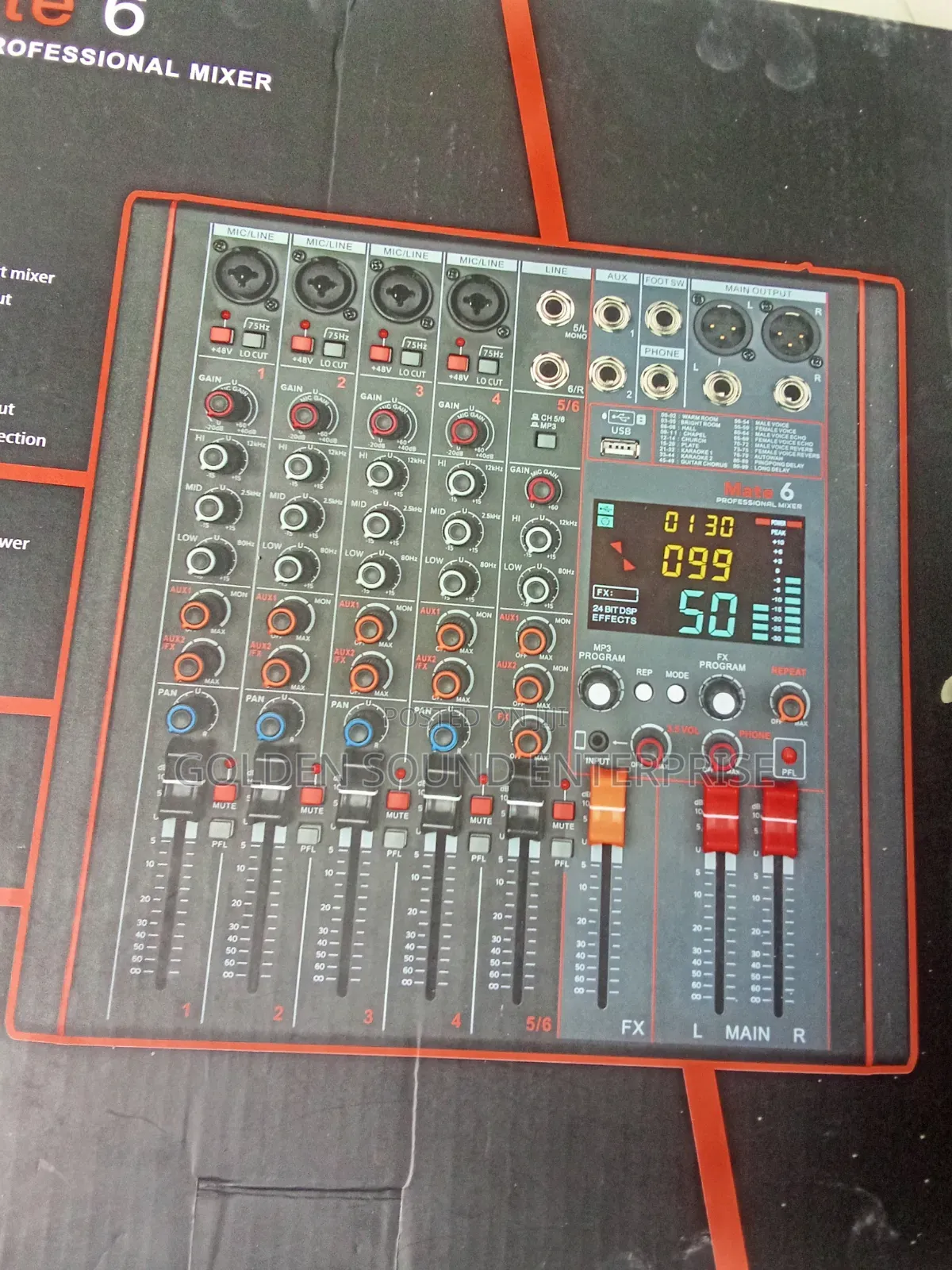 Professional Matrix Mixers Mate 6 Channels