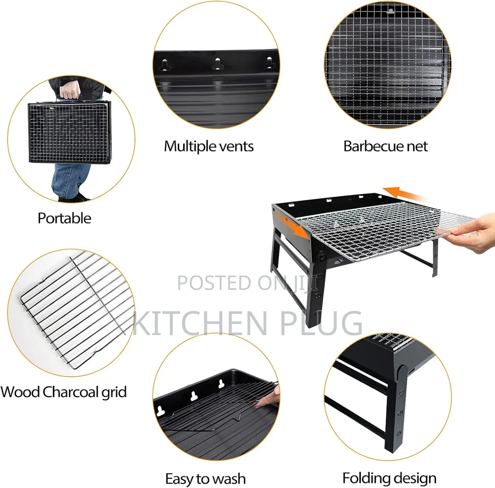 Portable Folding BBQ Grill 『 Table Top 』