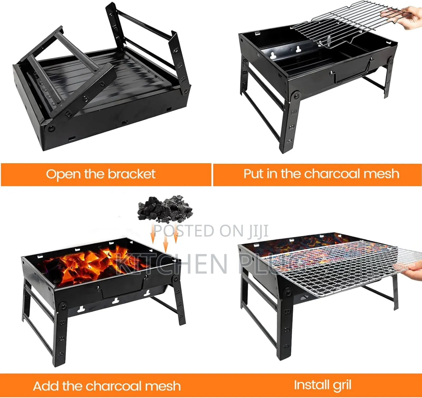 Portable Folding BBQ Grill 『 Table Top 』
