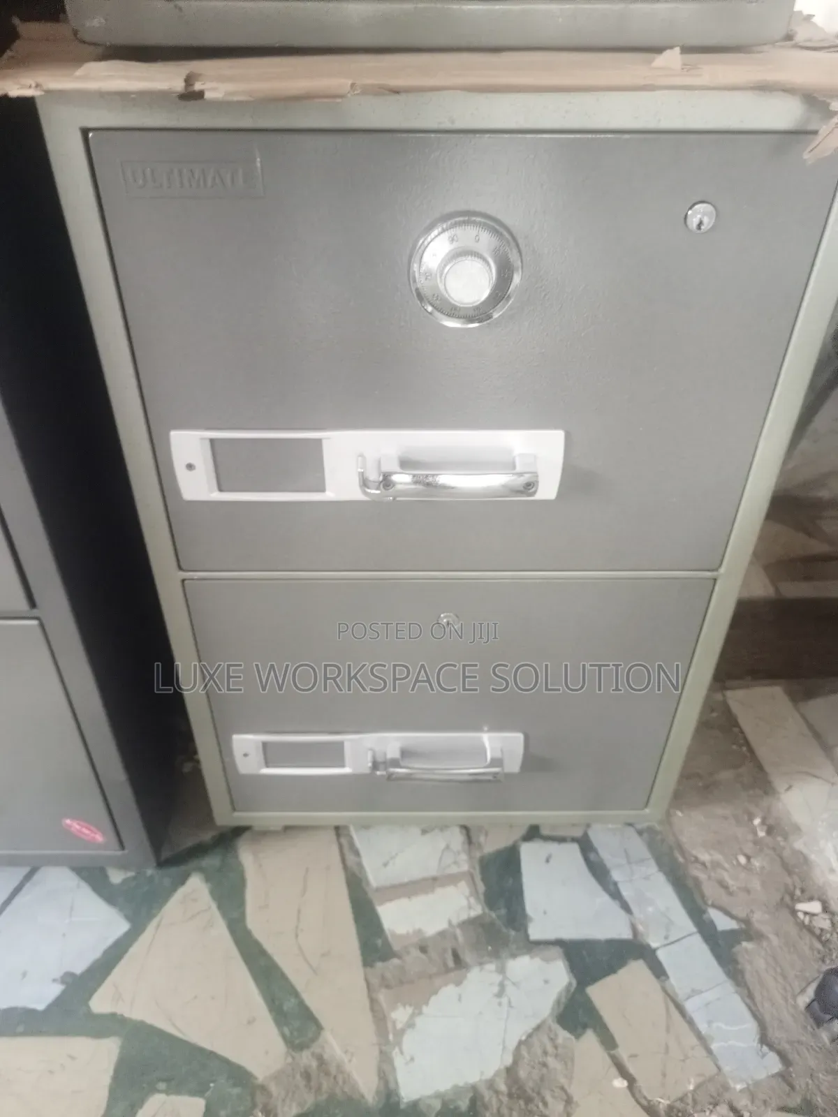 Gubabi 2 Drawers Fireproof And Bulletproof Cabinet Safebox