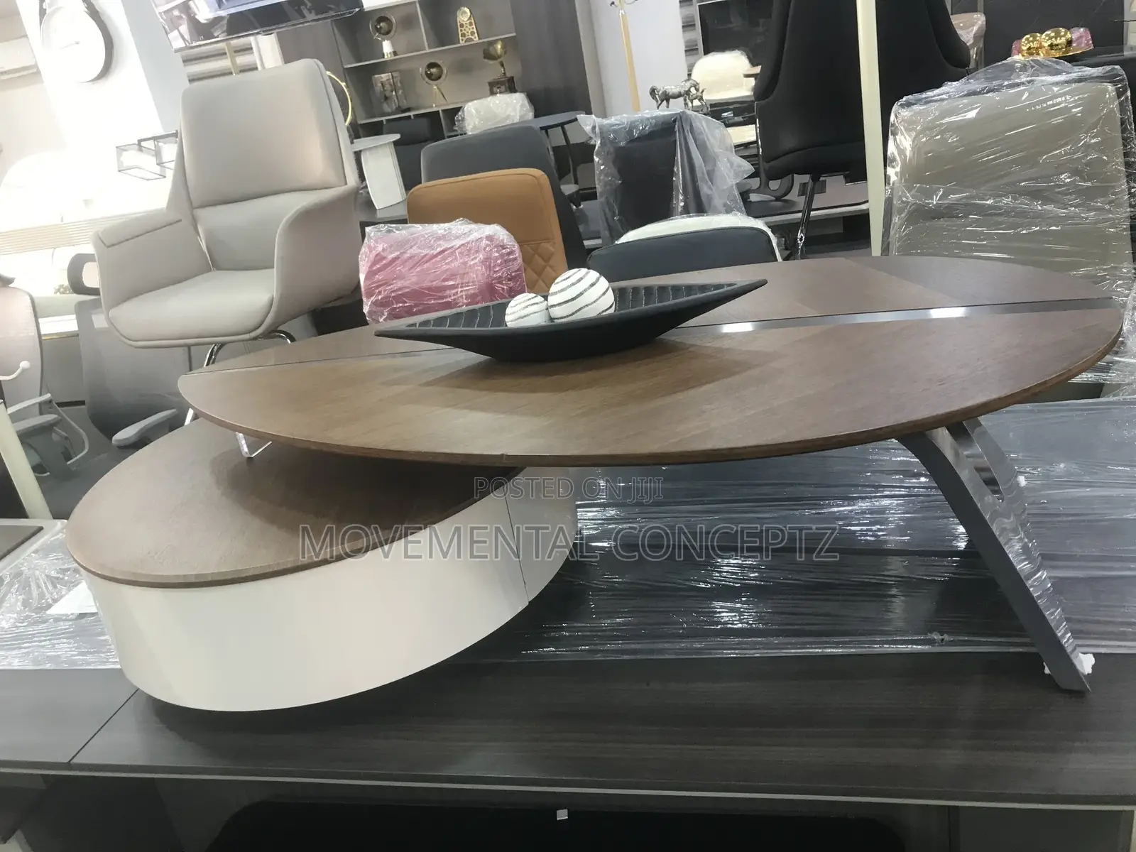 Executive Brown Center Table