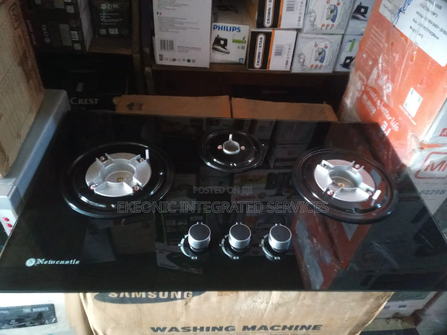 Nebocastle 3 Burner Built-in Gas Hob