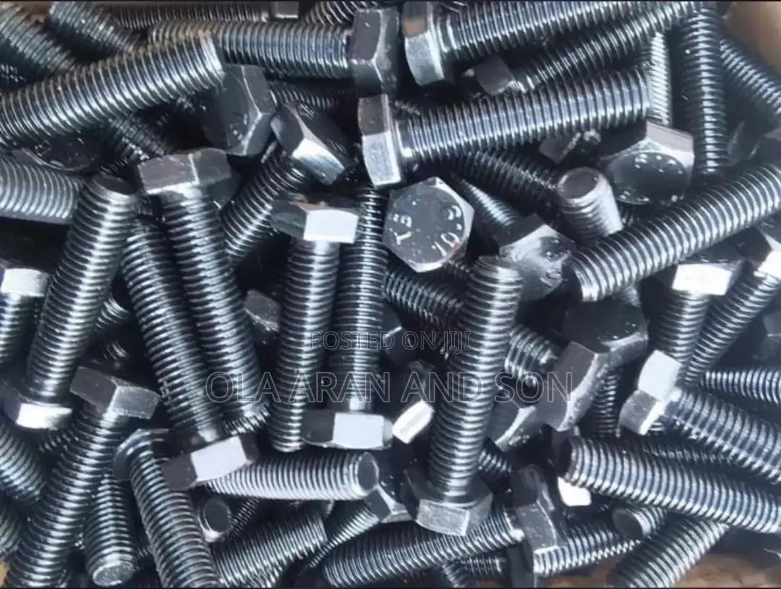 16mm Bolt and Nut Mild Steel