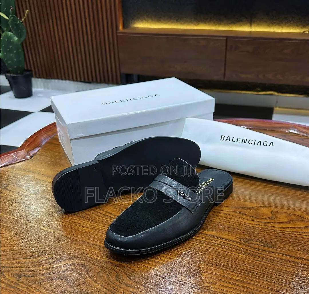 Original Balenciaga Leather Mules