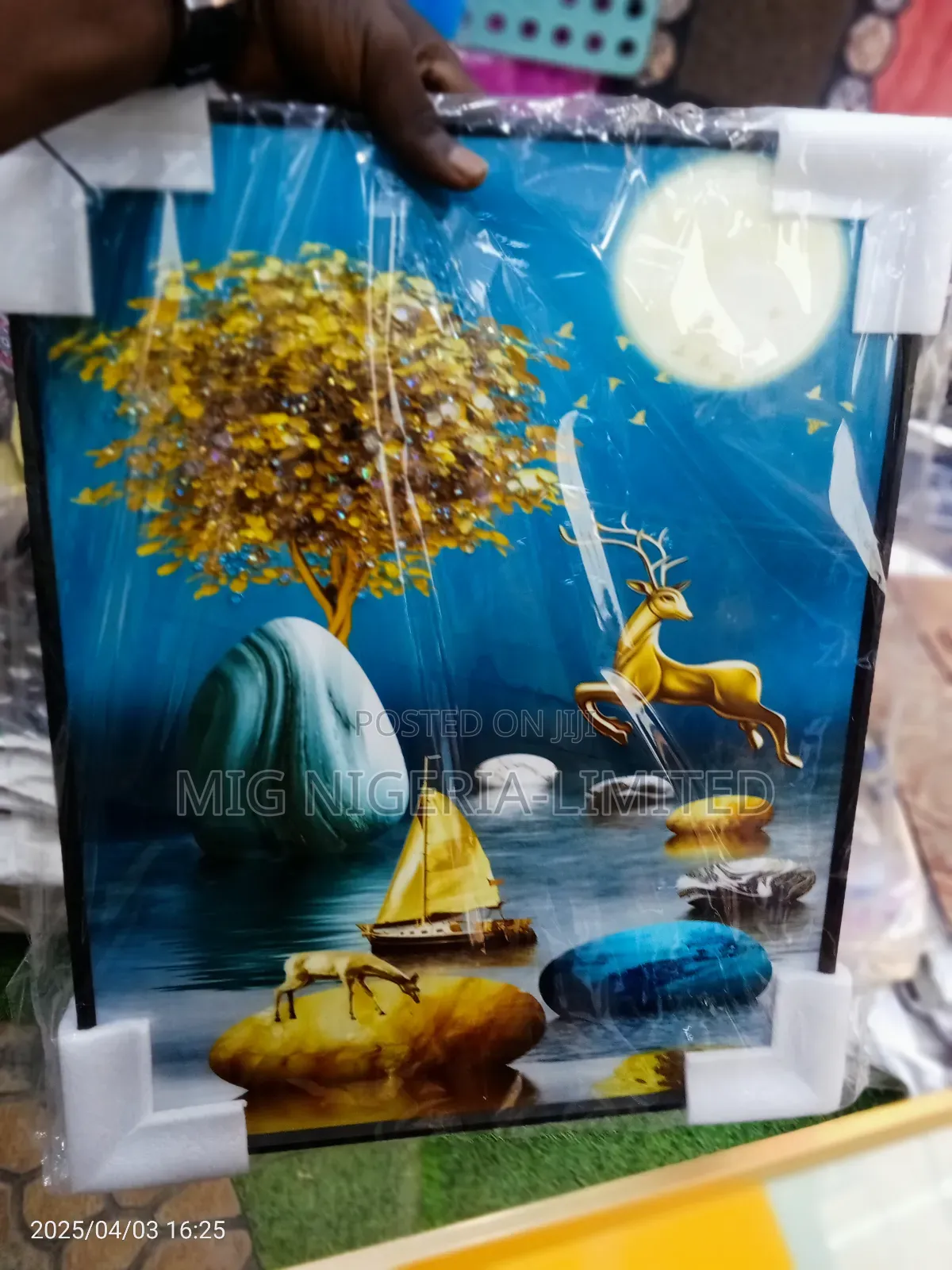 Wall Frame Acleric Luxury Crystal Frame 40x50cm
