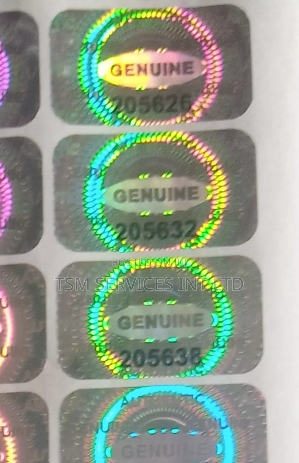 Hologram Security Seal/ Tamper Proof Seal