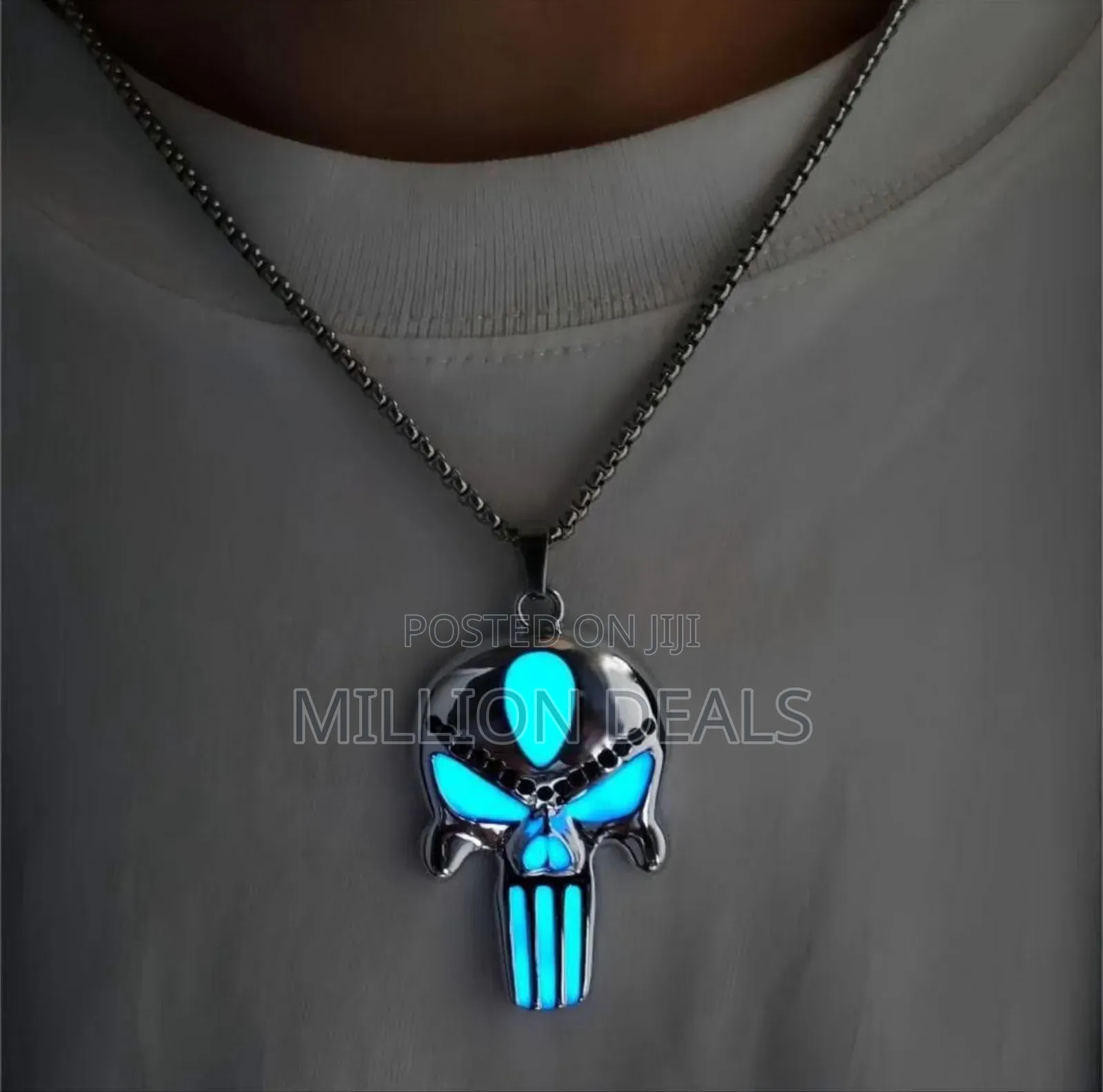 Led Inspires Medusa Fall Men's Punk Neck Piece
