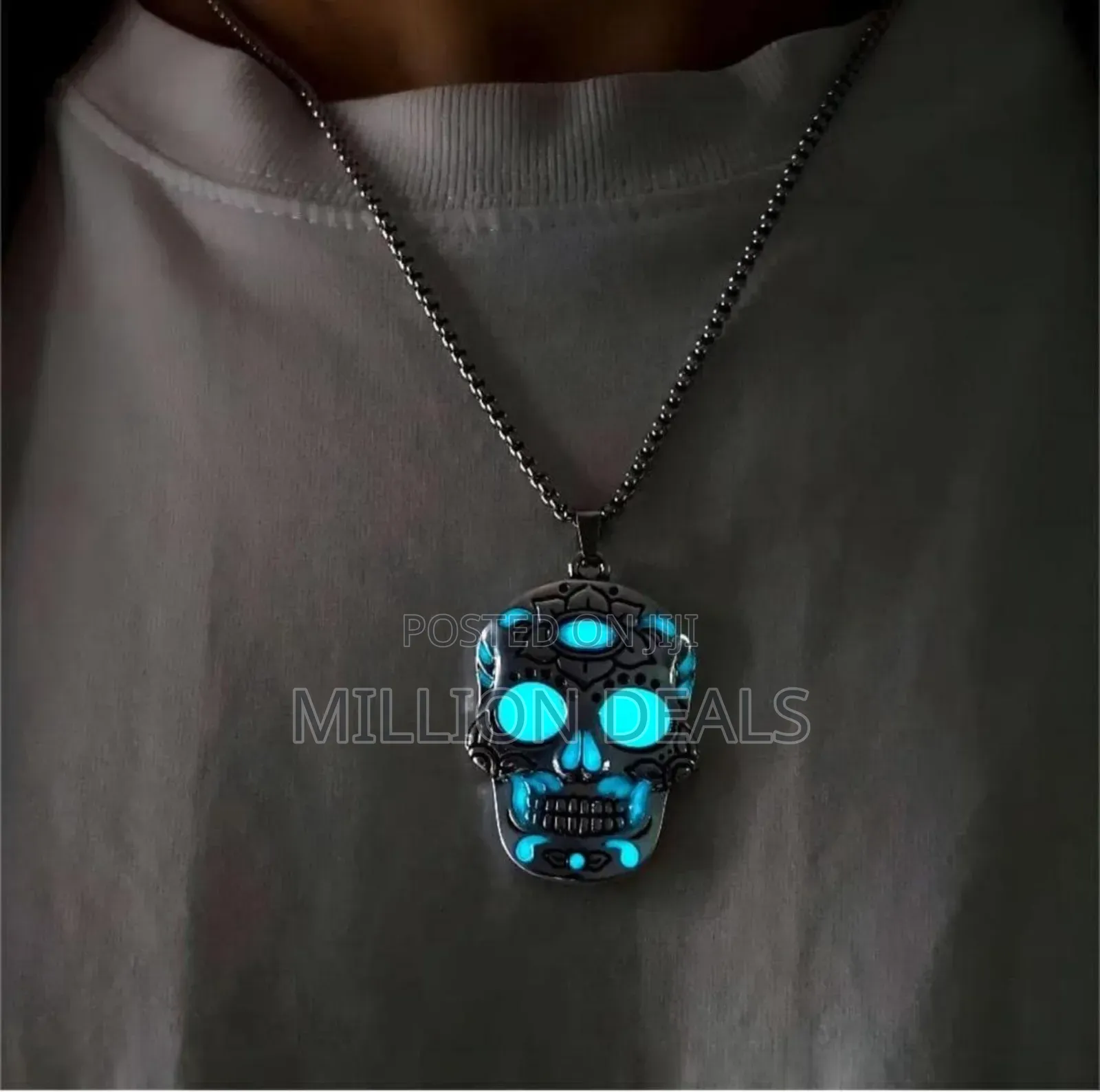 Led Inspires Medusa Fall Men's Punk Neck Piece