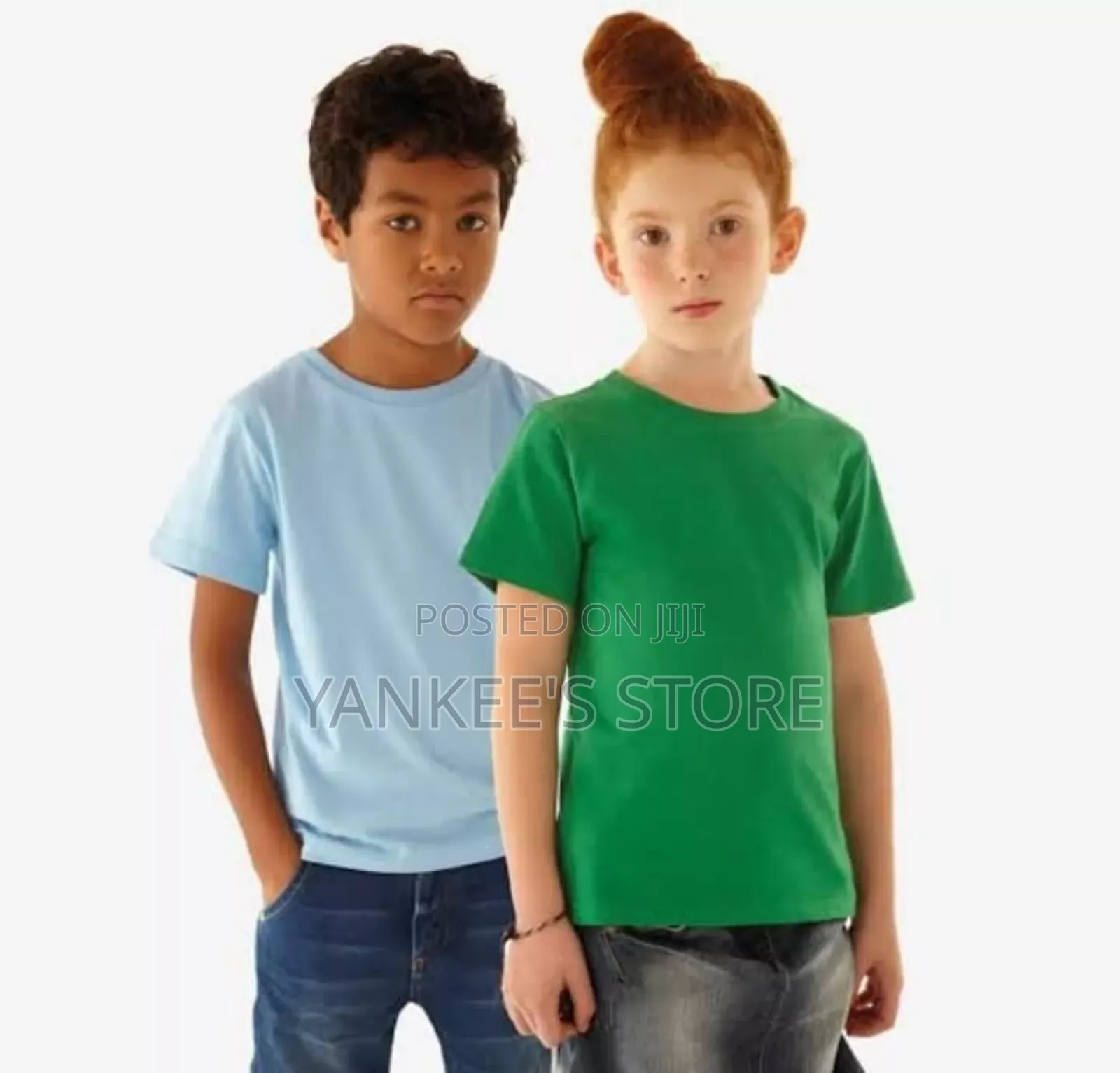 Brand New Kids Plain T-Shirts(All Ages)