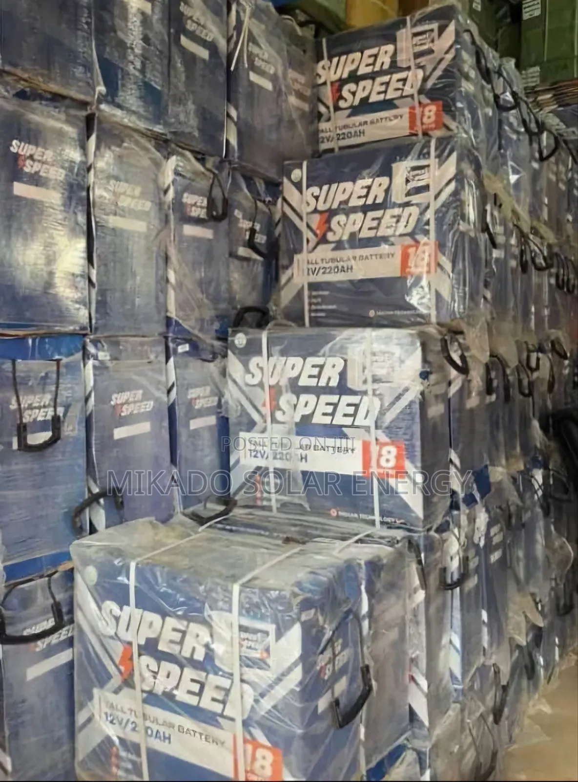 220ah 12v Super Speed Tall Tubular Battery