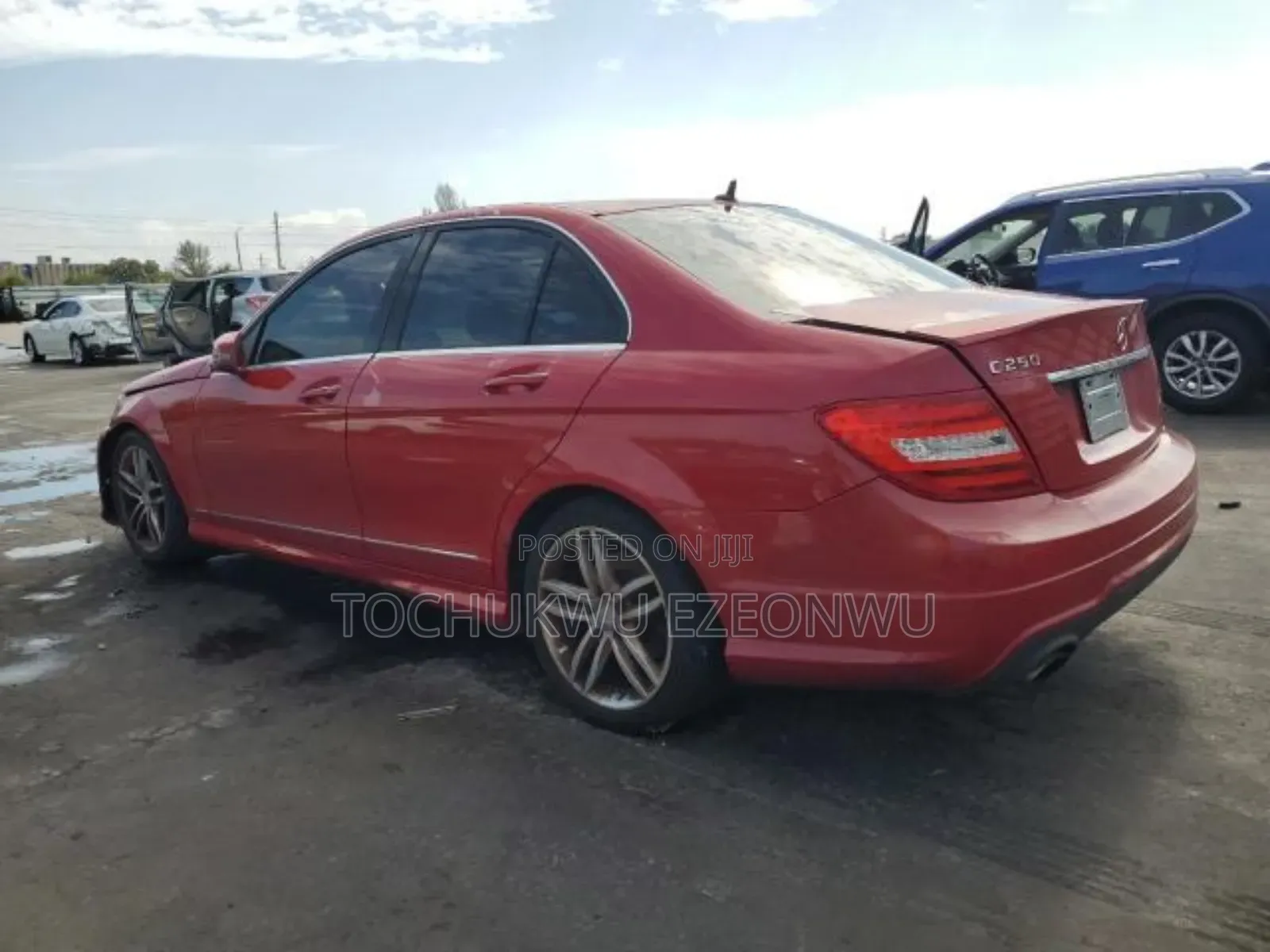 Mercedes-Benz C250 2014 Red