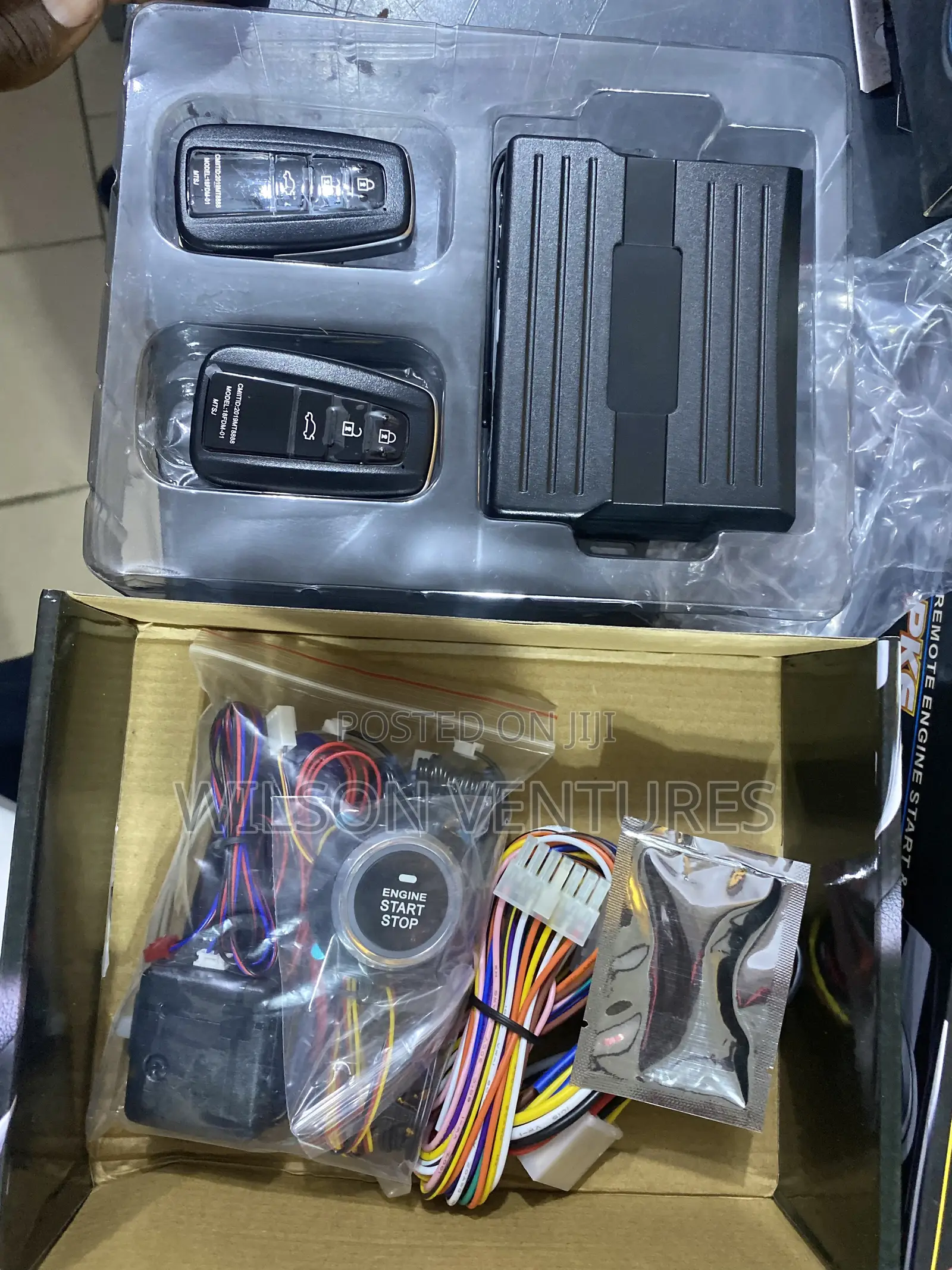 Back Logo Toyota Push Button and Remote Start