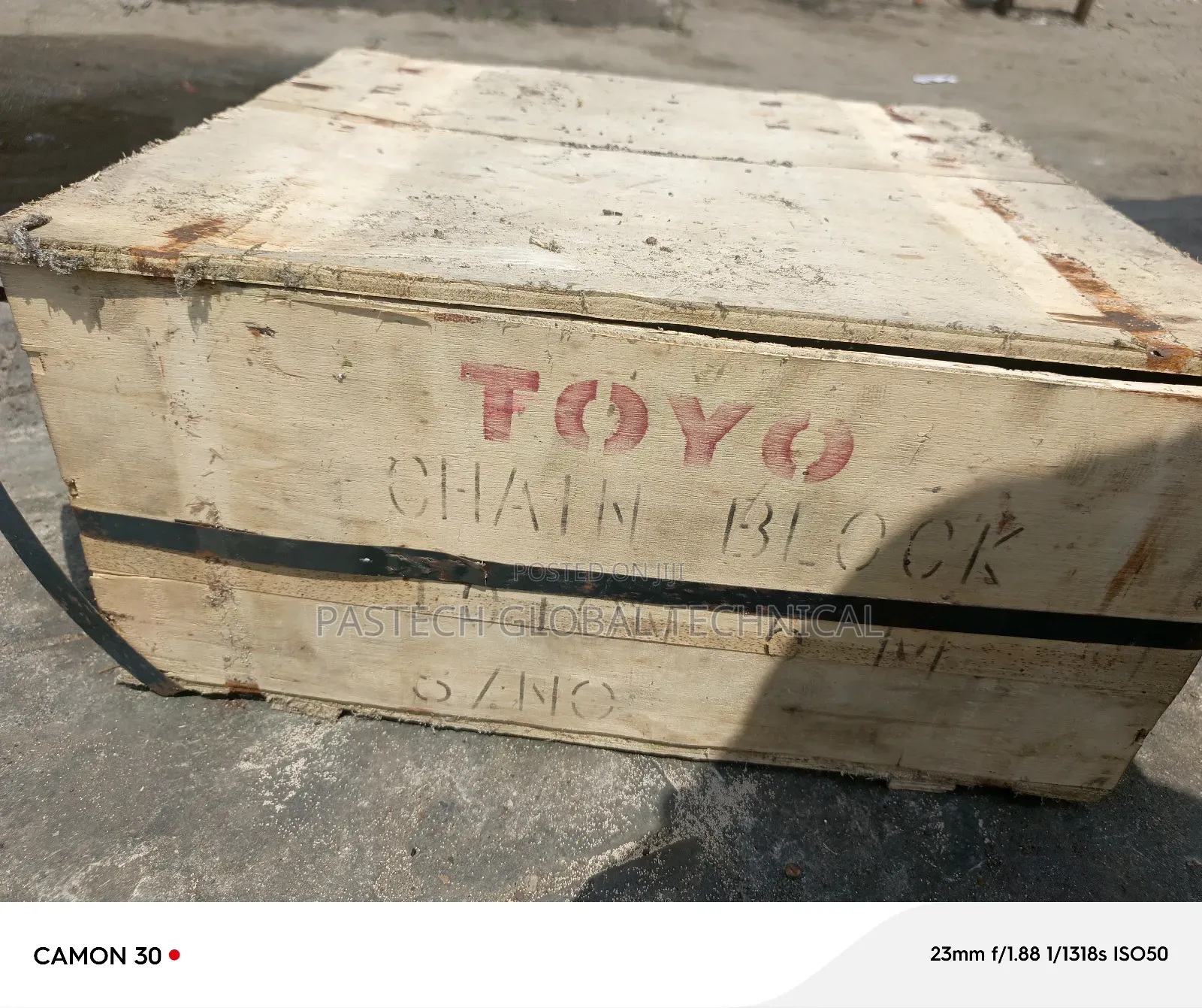 Toyo Chain Block 10-Ton X 6-Meter