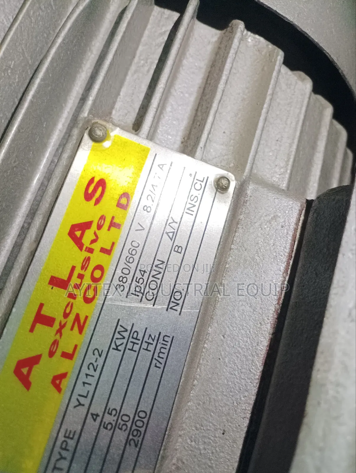 Atlas Electric Motor 5hp 3 Phase