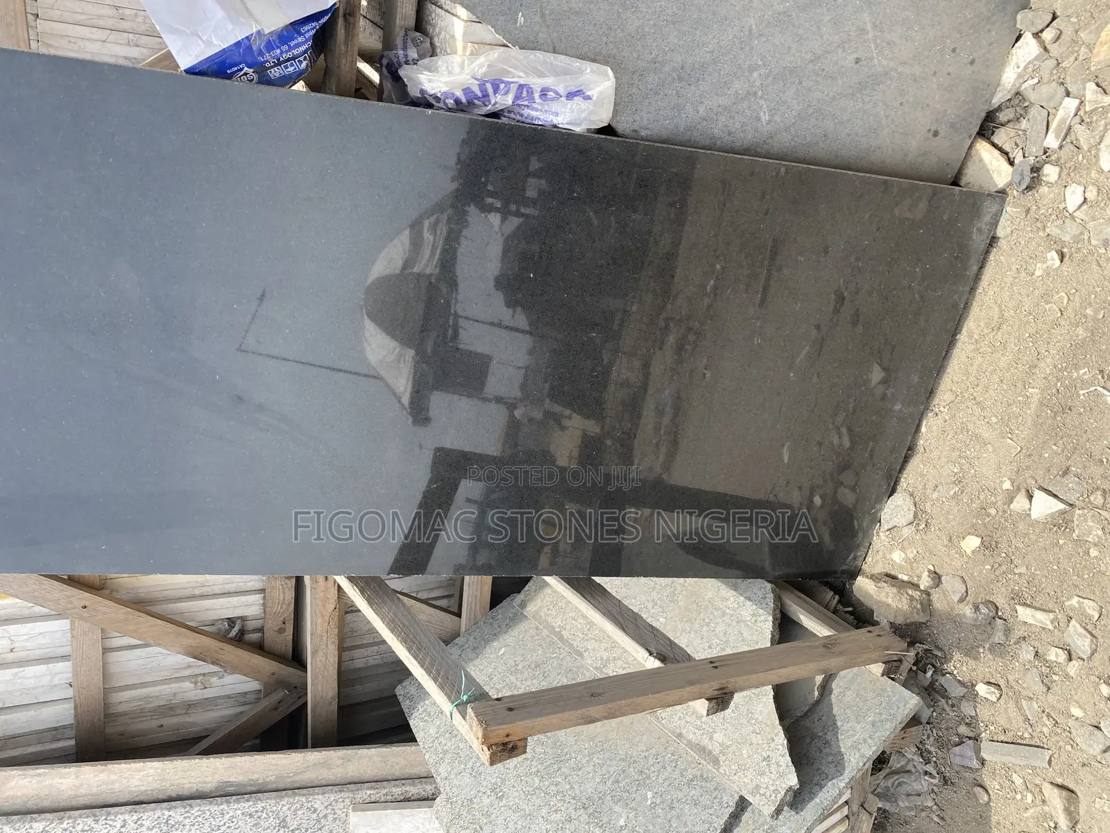 Plain Black Tiles