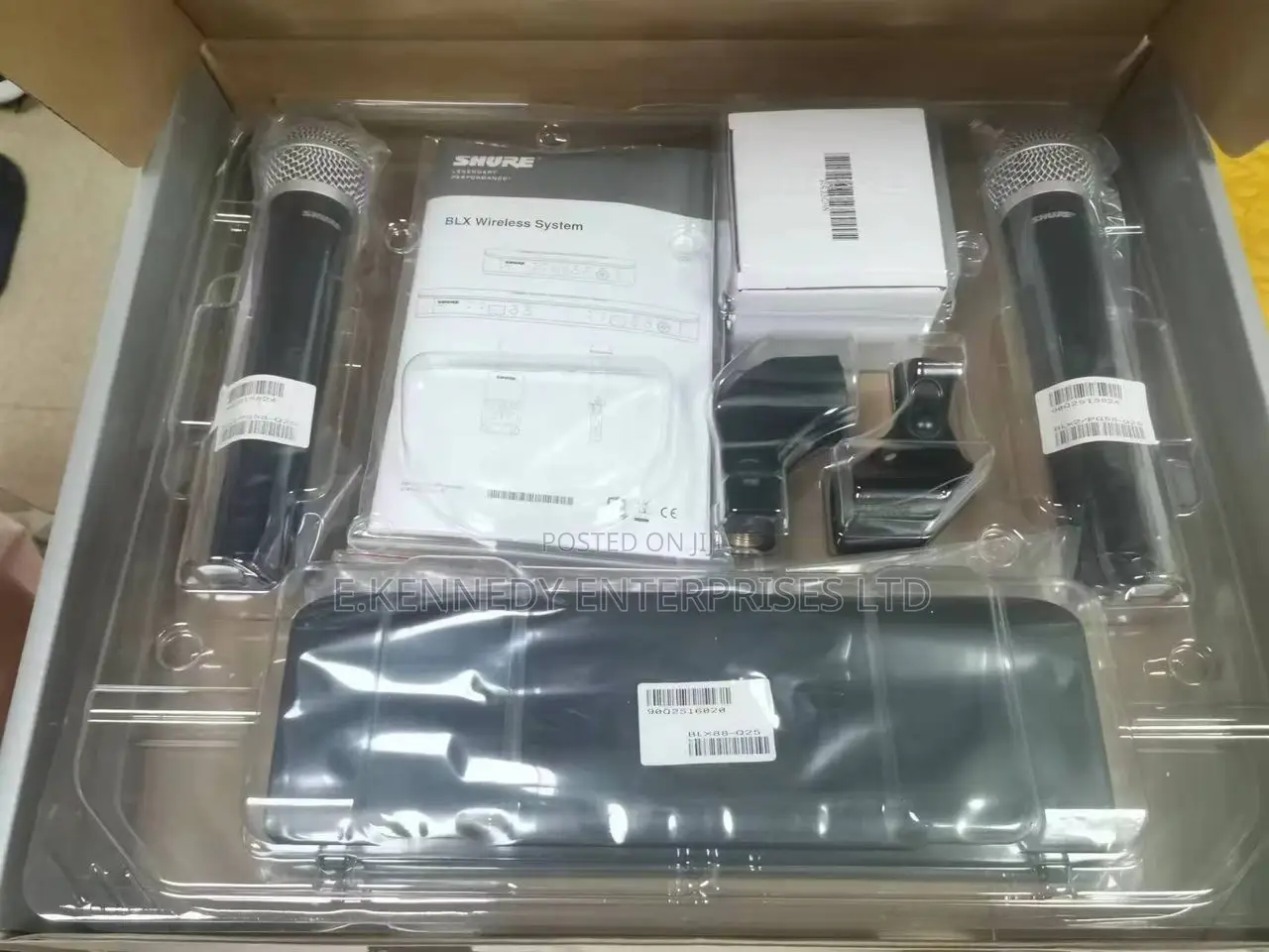 Professional Shure Blx288/Pg58 Wireless Microphone