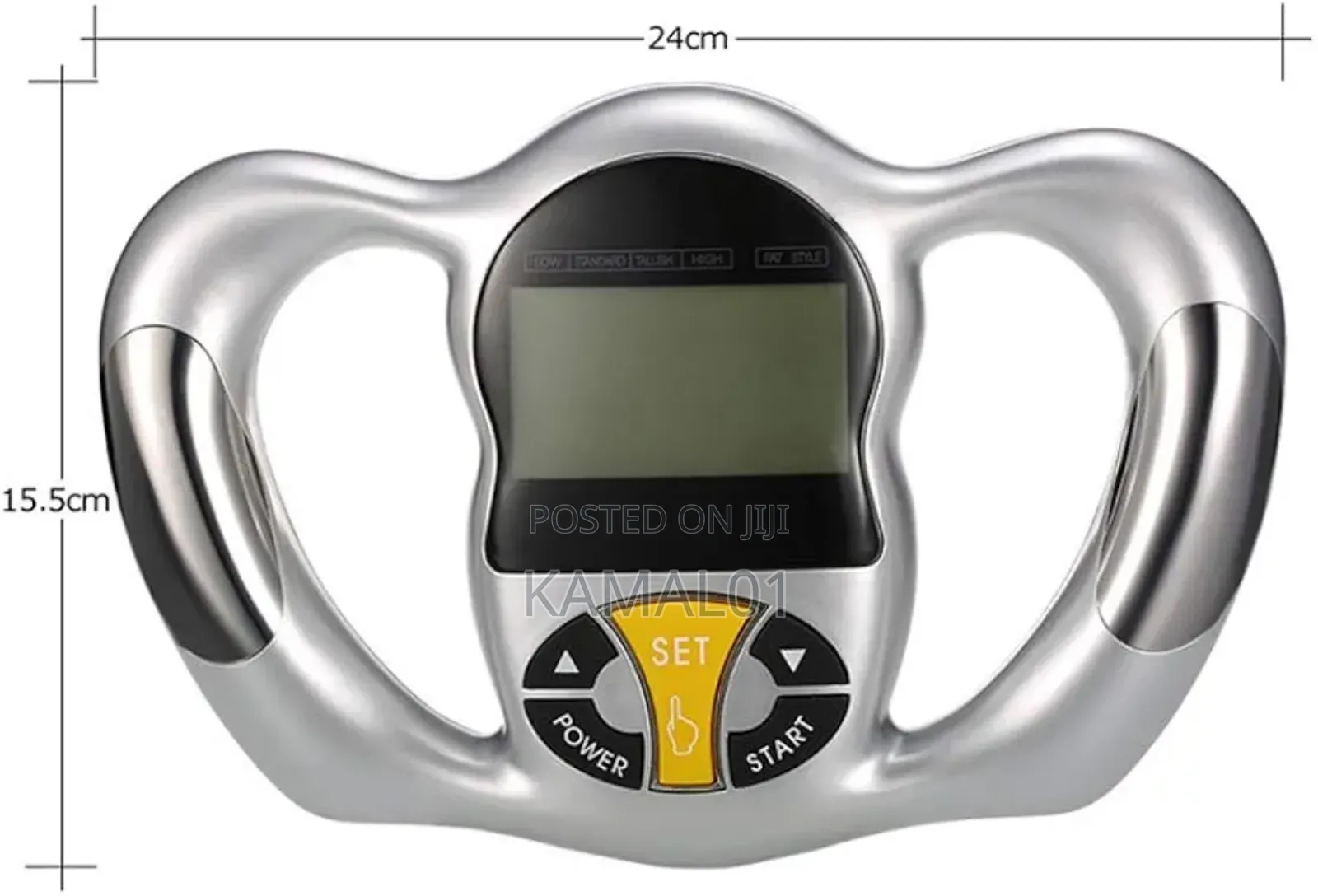Electronic Body Fat Meter, Hand Grip Fat Meter Digital Hand