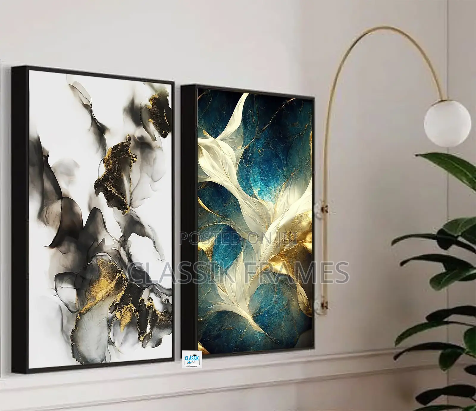 Hd Framed Maclyn Abstract Digi Painting Wall Art
