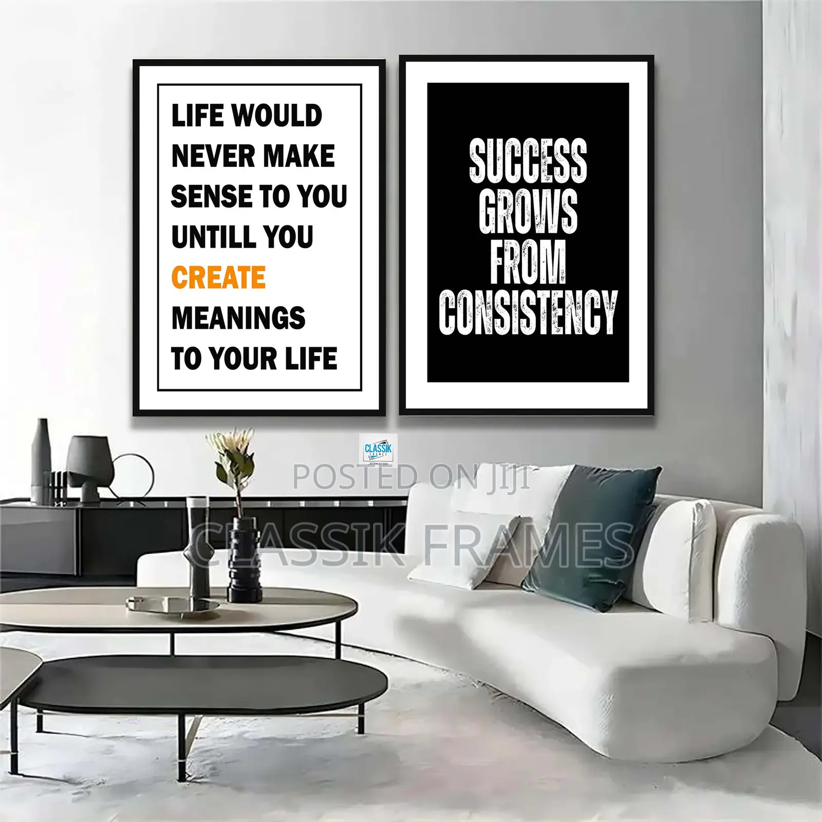Hd Framed Motivational Quote Digi Painting Wall Art