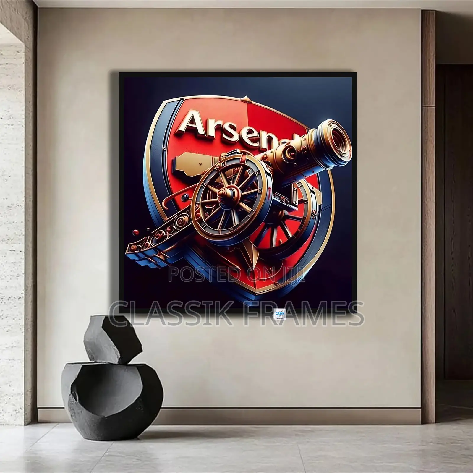 Hd Framed Abstract Digi Painting Wall Art