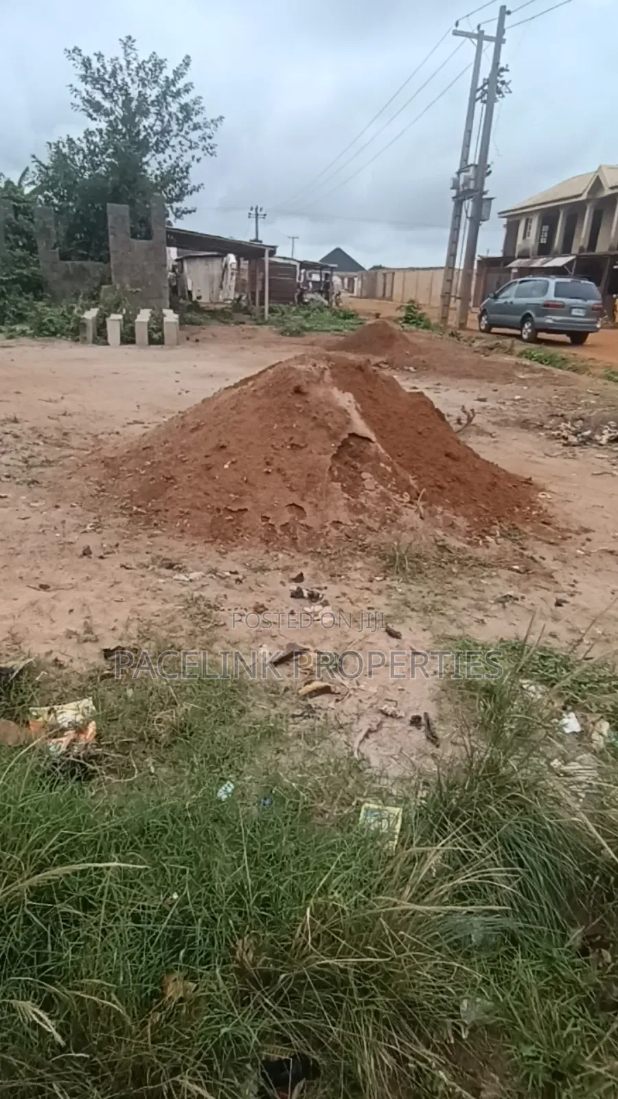 Half Plot of Land Dry Land Close to the Main Road at Itele