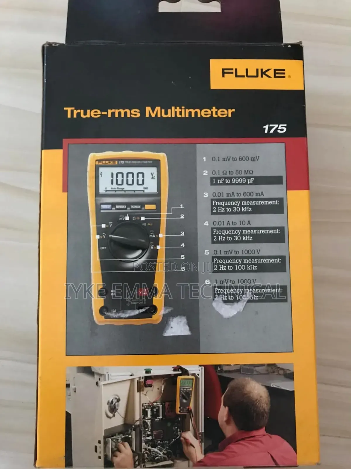 Fluke 175 True-RMS Digital
Multimeter