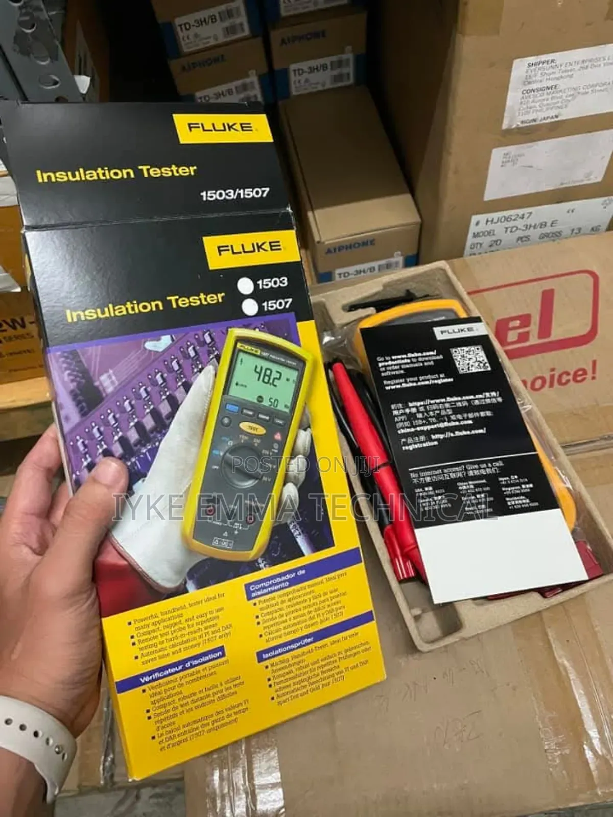 Fluke 1503 / 1507 Insulation Resistance
Tester