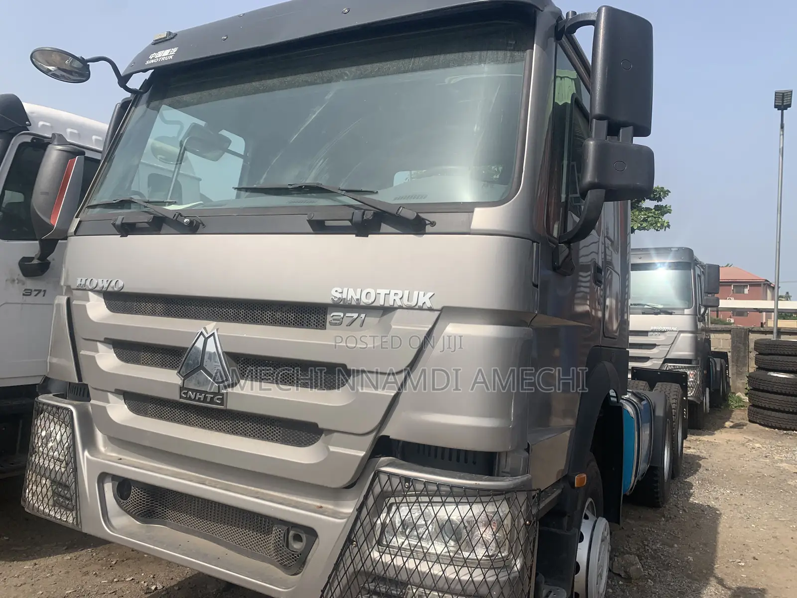 Howo 371 Truck Head Gray Color