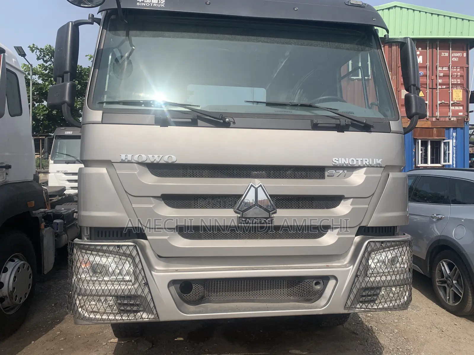 Howo 371 Truck Head Gray Color