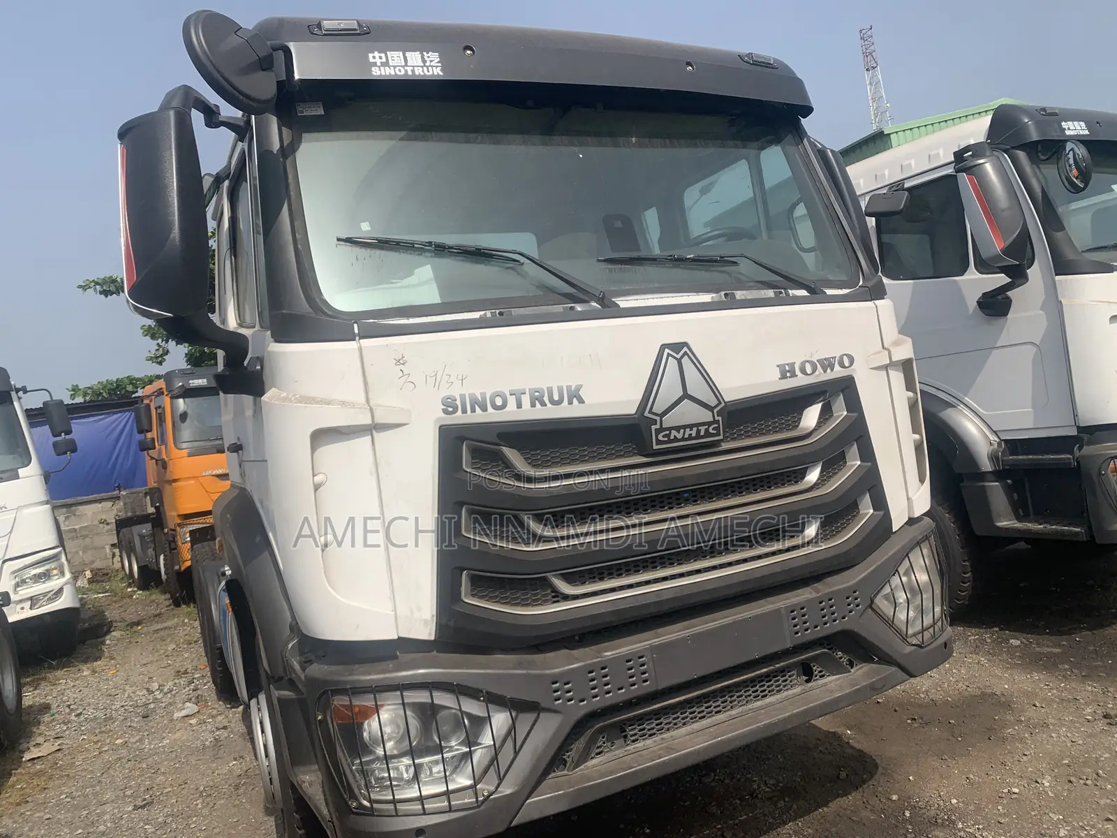 Howo 19 Truck Head White Color