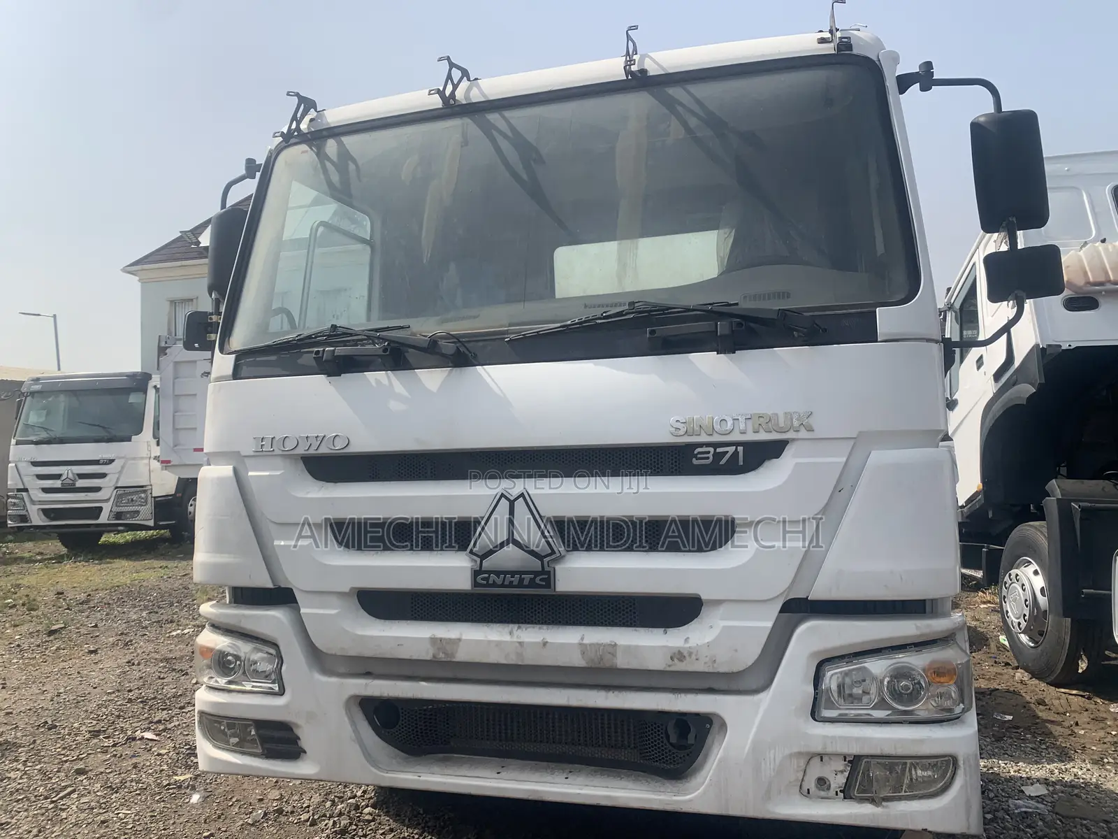 Howo 371 Truck White Color Long Chassis