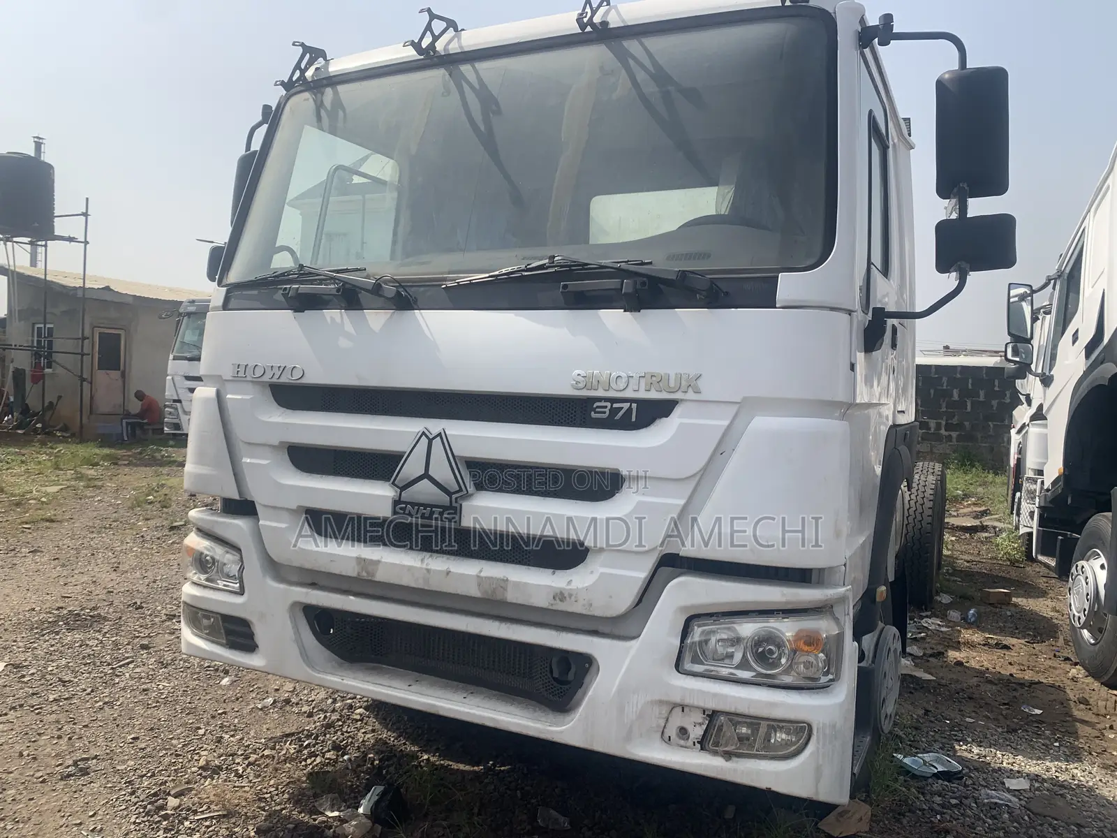 Howo 371 Truck White Color Long Chassis