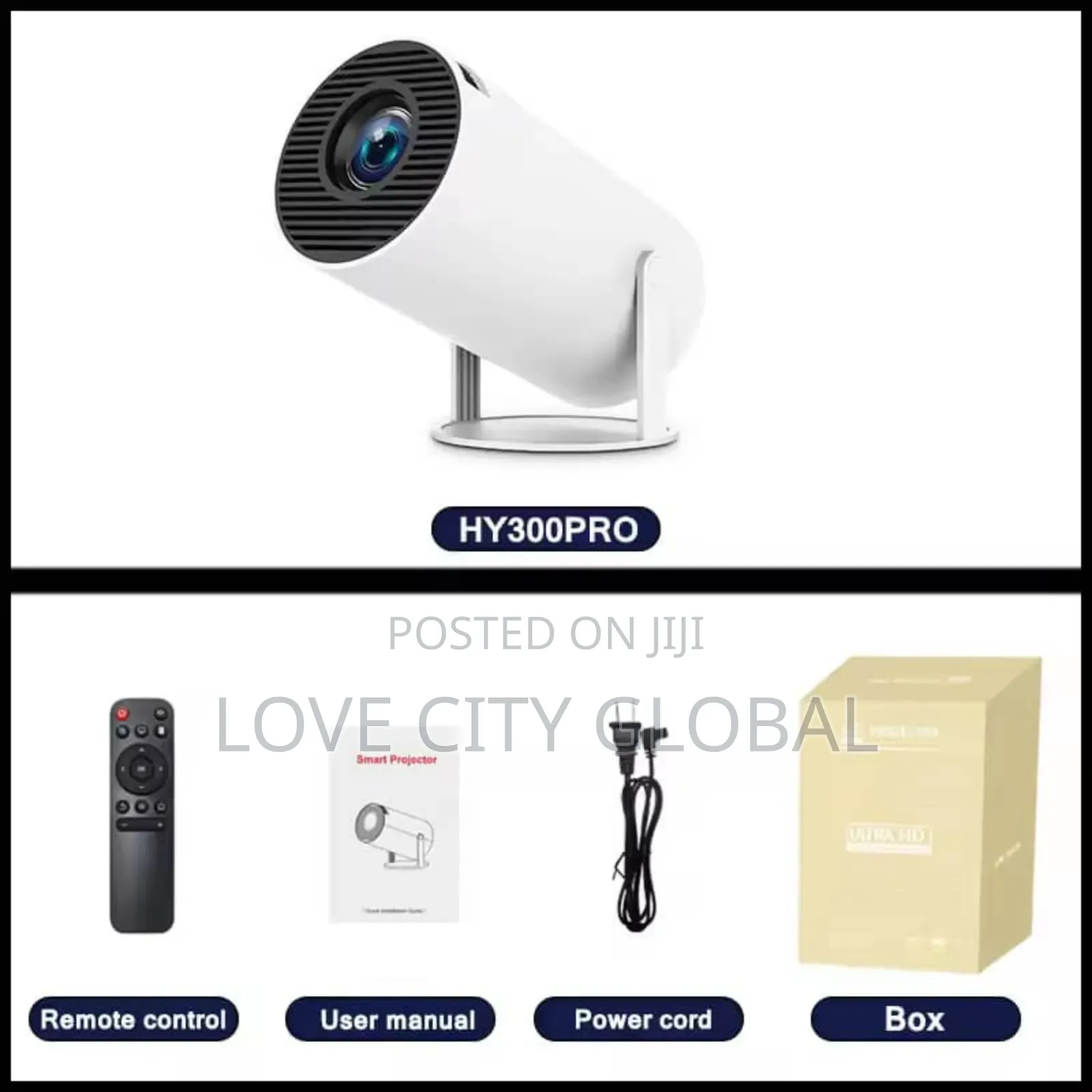 Hy300 Pro Projector 3d Smart Wifi Full Hd Android 11 130"