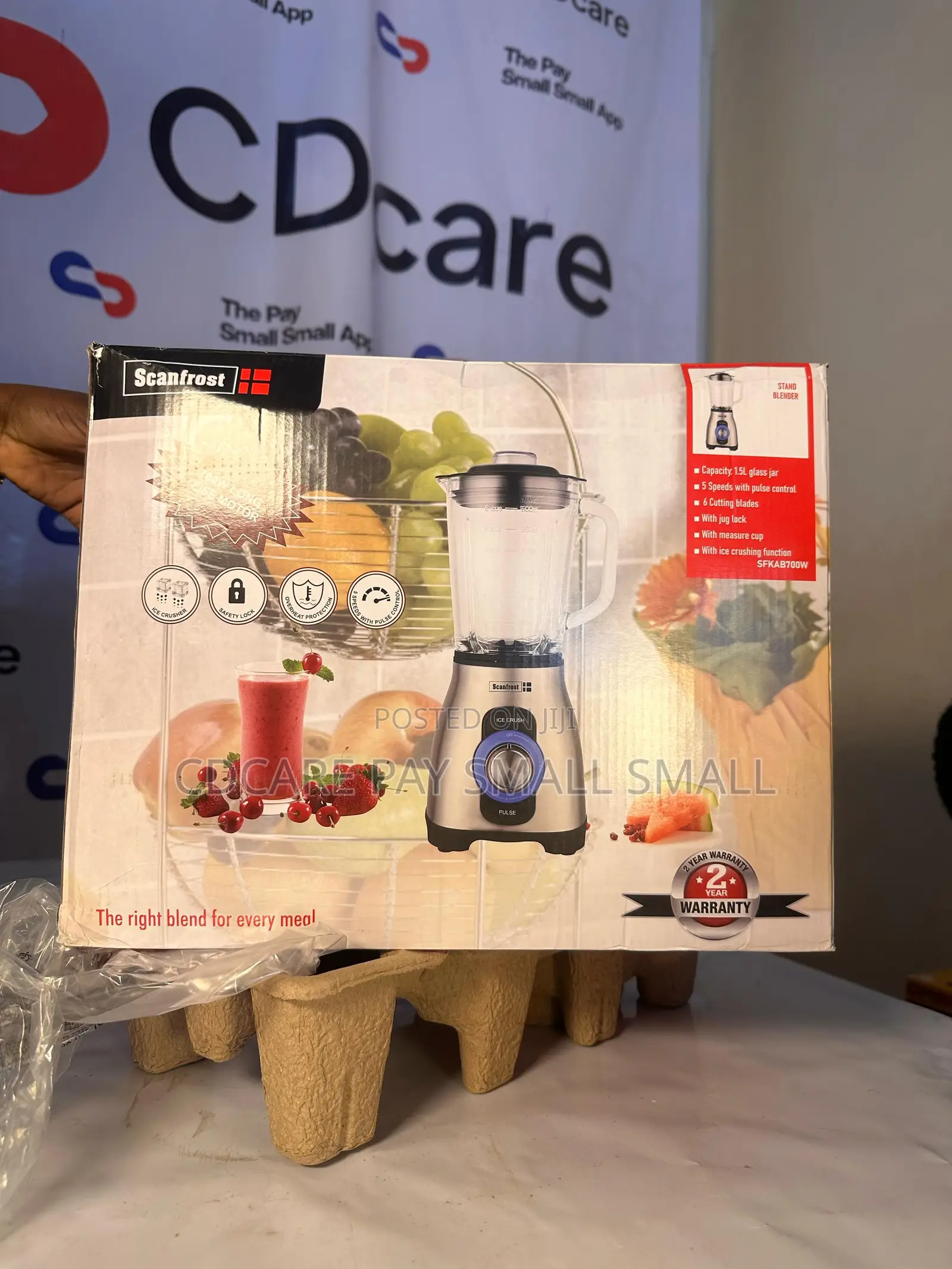 Pay Small Small Scanfrost 1.5l Blender On Cdcare.App