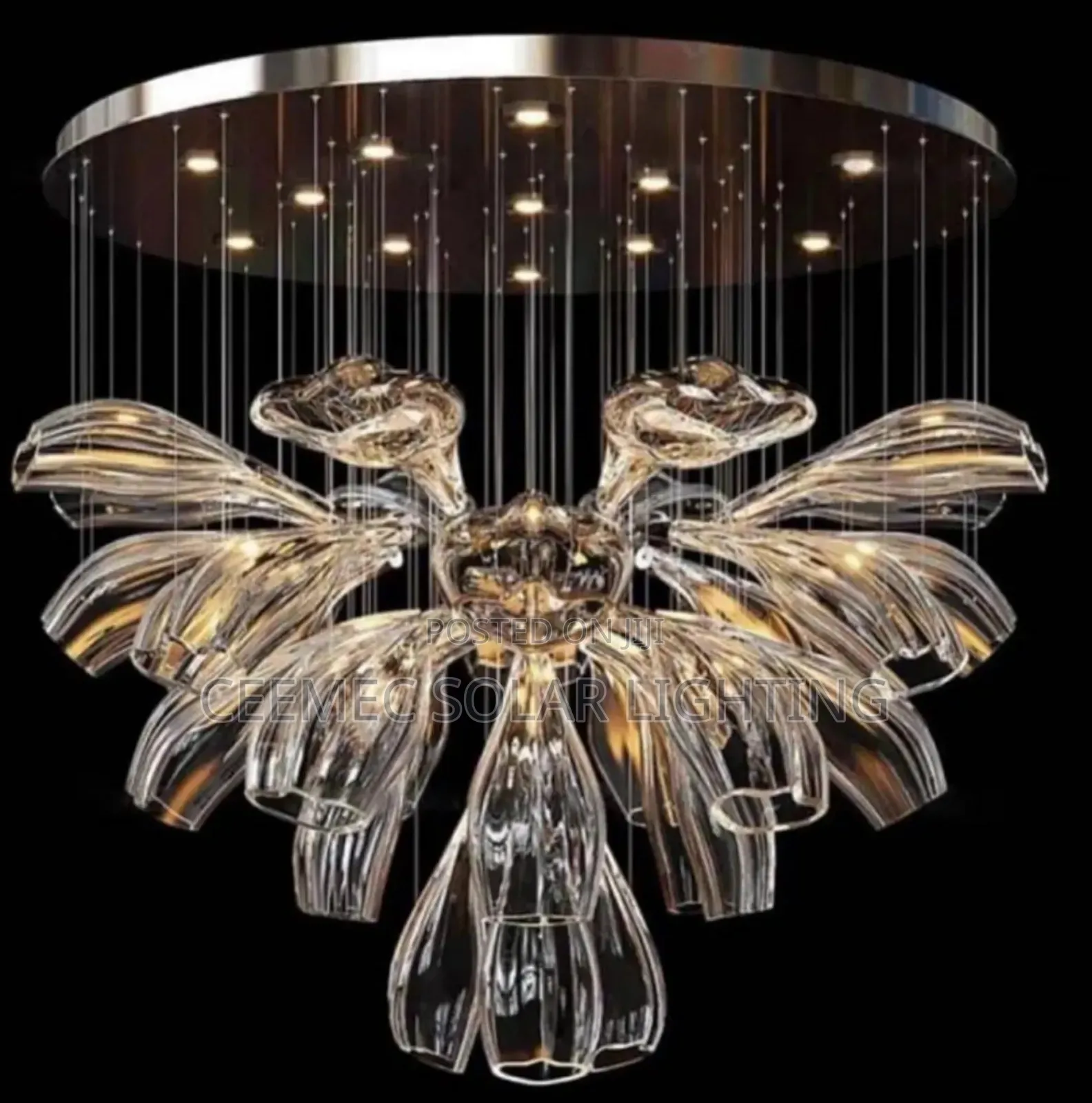 Luxury Led Chandelier Light Size 800mm