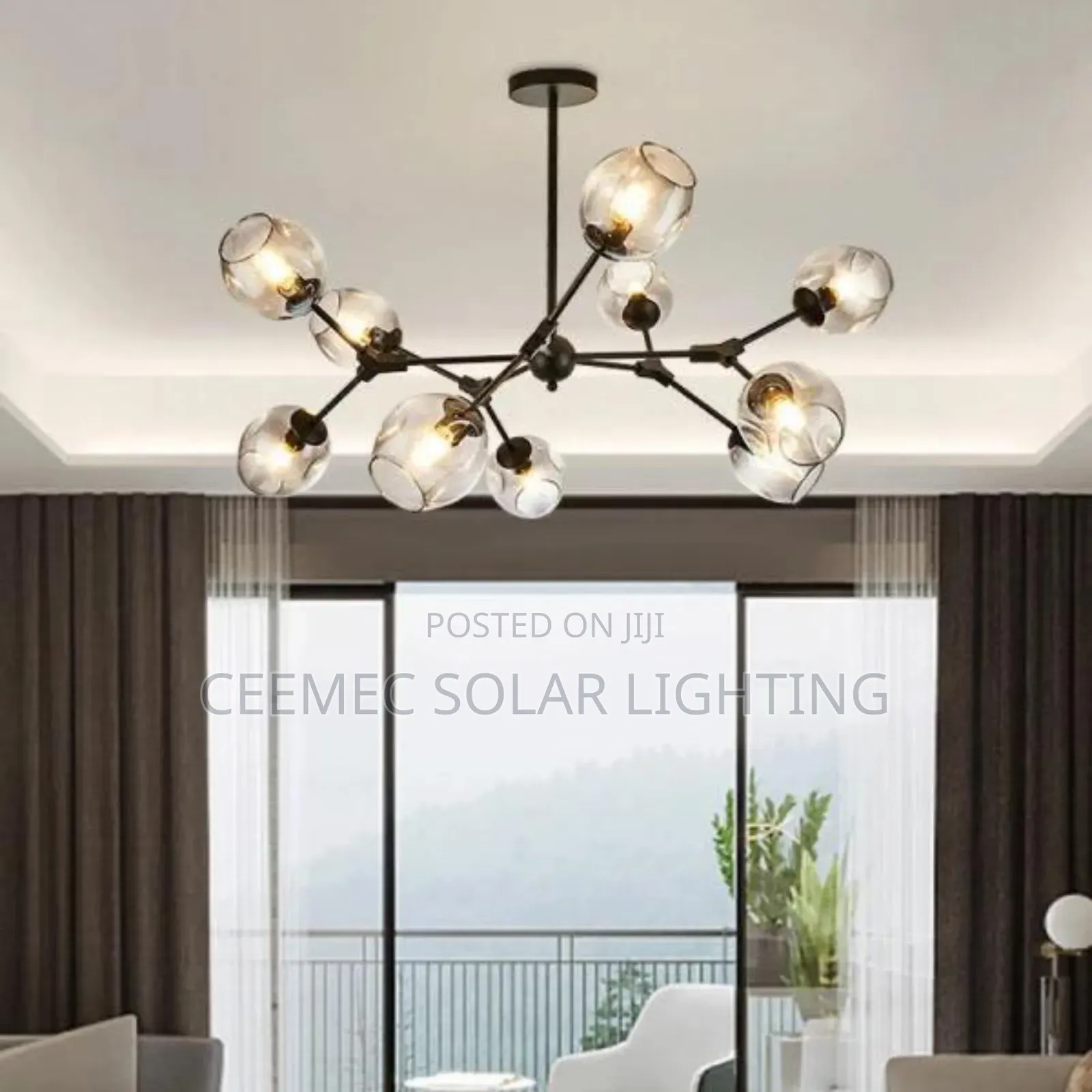 10-Bulb Exotic Nordic Chandelier