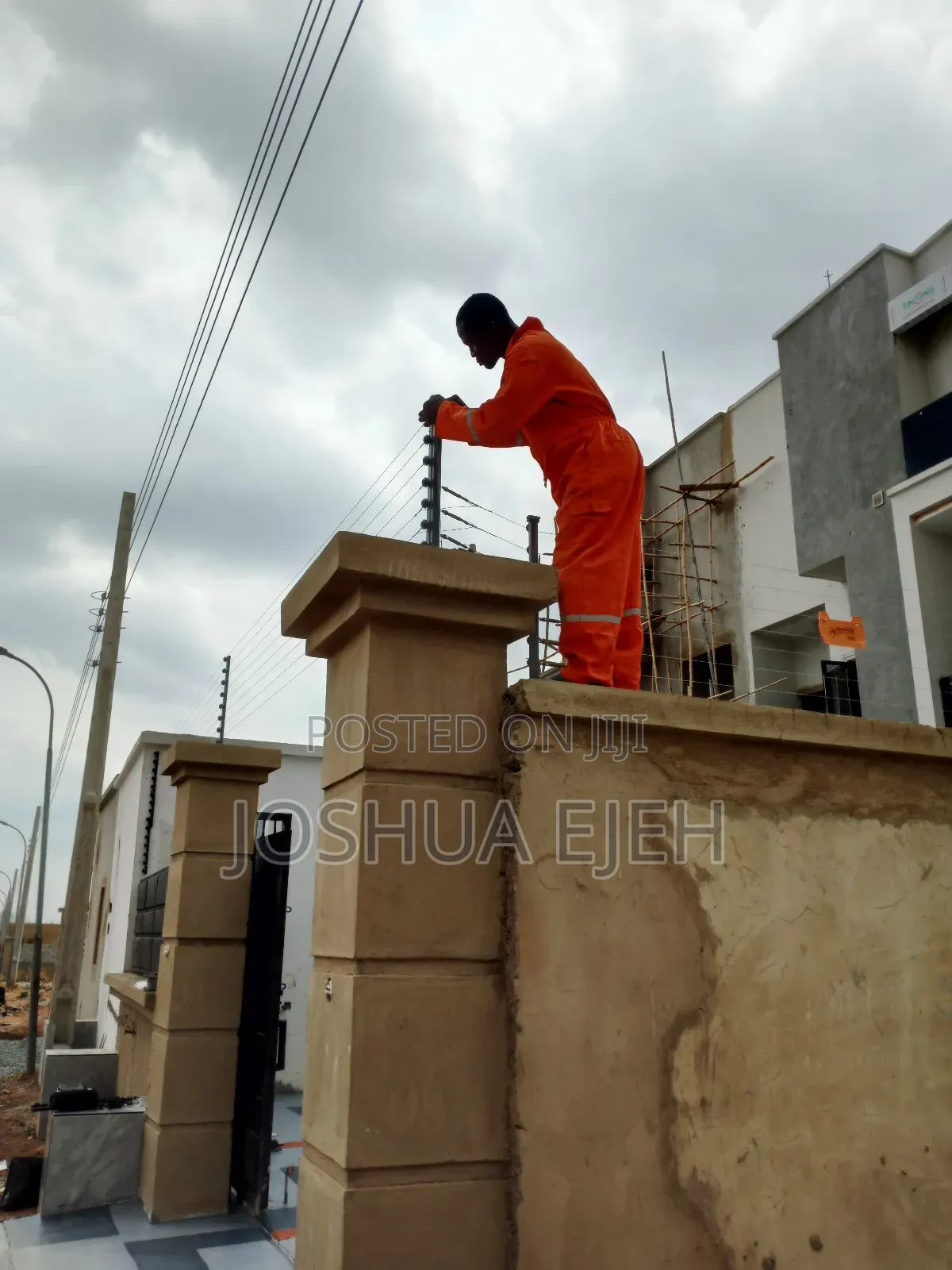 Electric Fence Installation and Barb Wire
