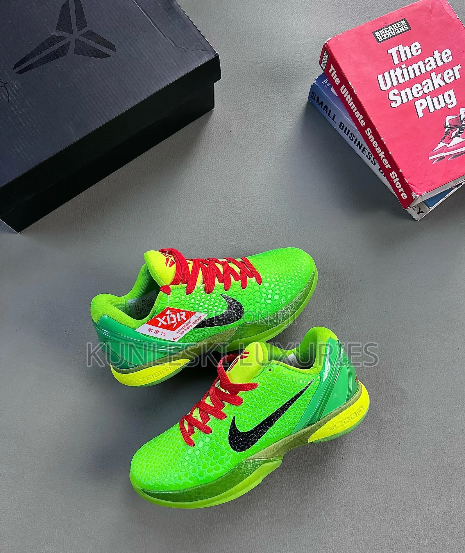 Original Nike Zoom Kobe 6 Proto Grinch Sneakers