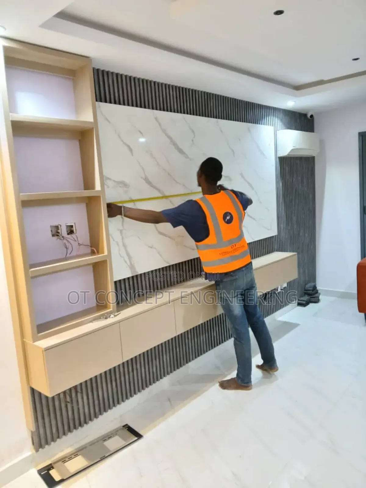 Tv Console With Panel