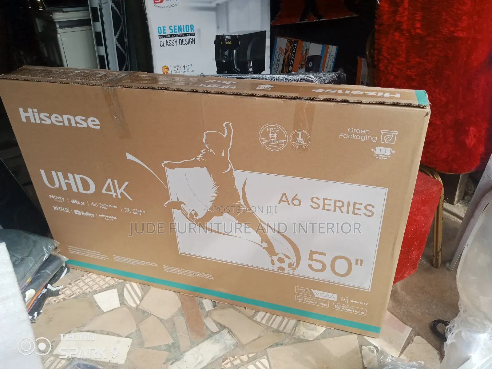 Original Hisense Smart 50inch Tv