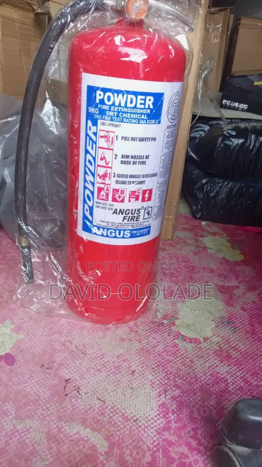 9kg Dcp Fire Extinguisher