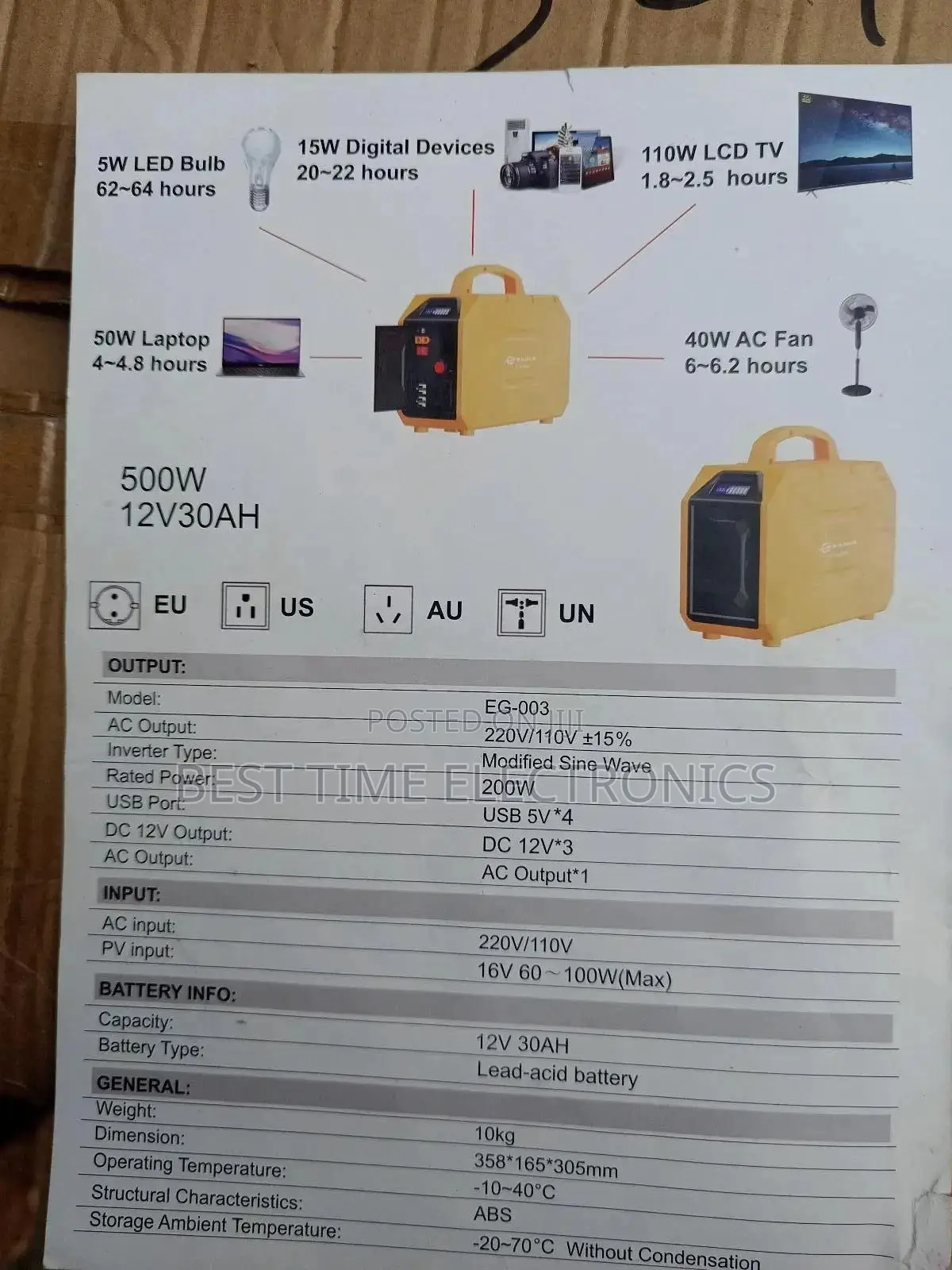 Original 200watts Portable Power Station