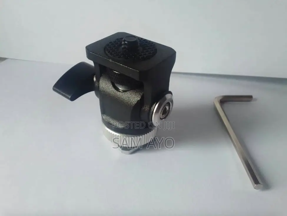 Hot Shoe Mount Adaptor 1/4 (Snail Head With Handle)