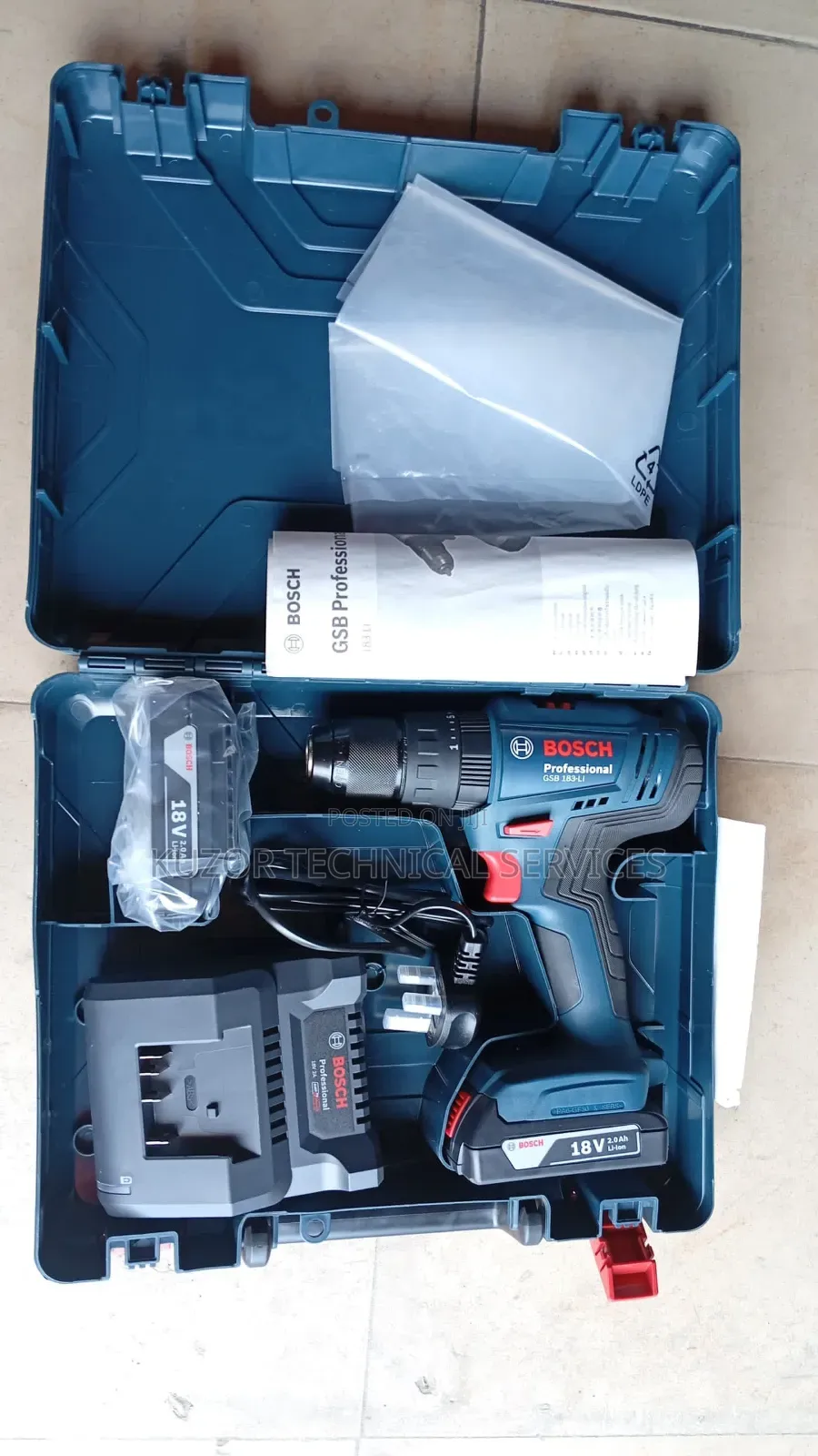 Bosch GSB 180 Li Battery Drilling Machine 18v