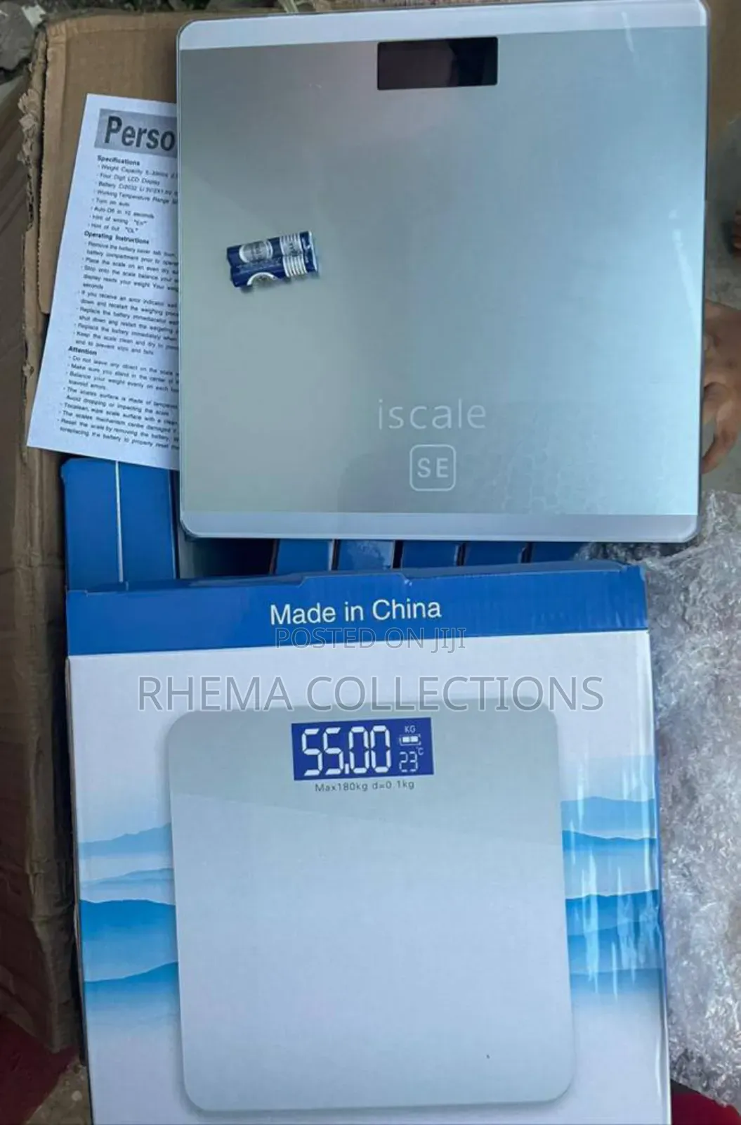 Battery-Operated Digital Weighing Scale