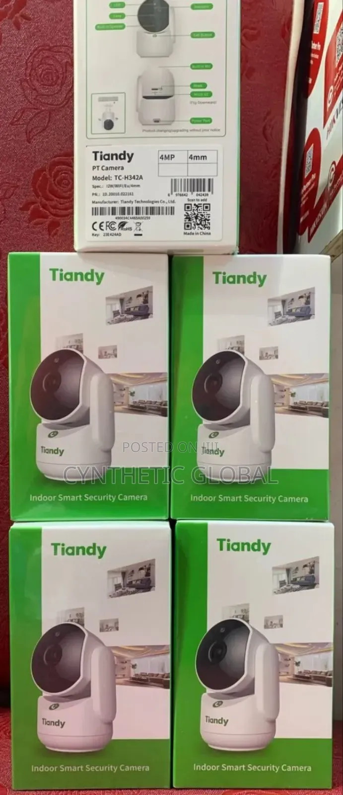 Tc-H342a 12w/ Tiandy Wifi Indoor 360 Degree Camera