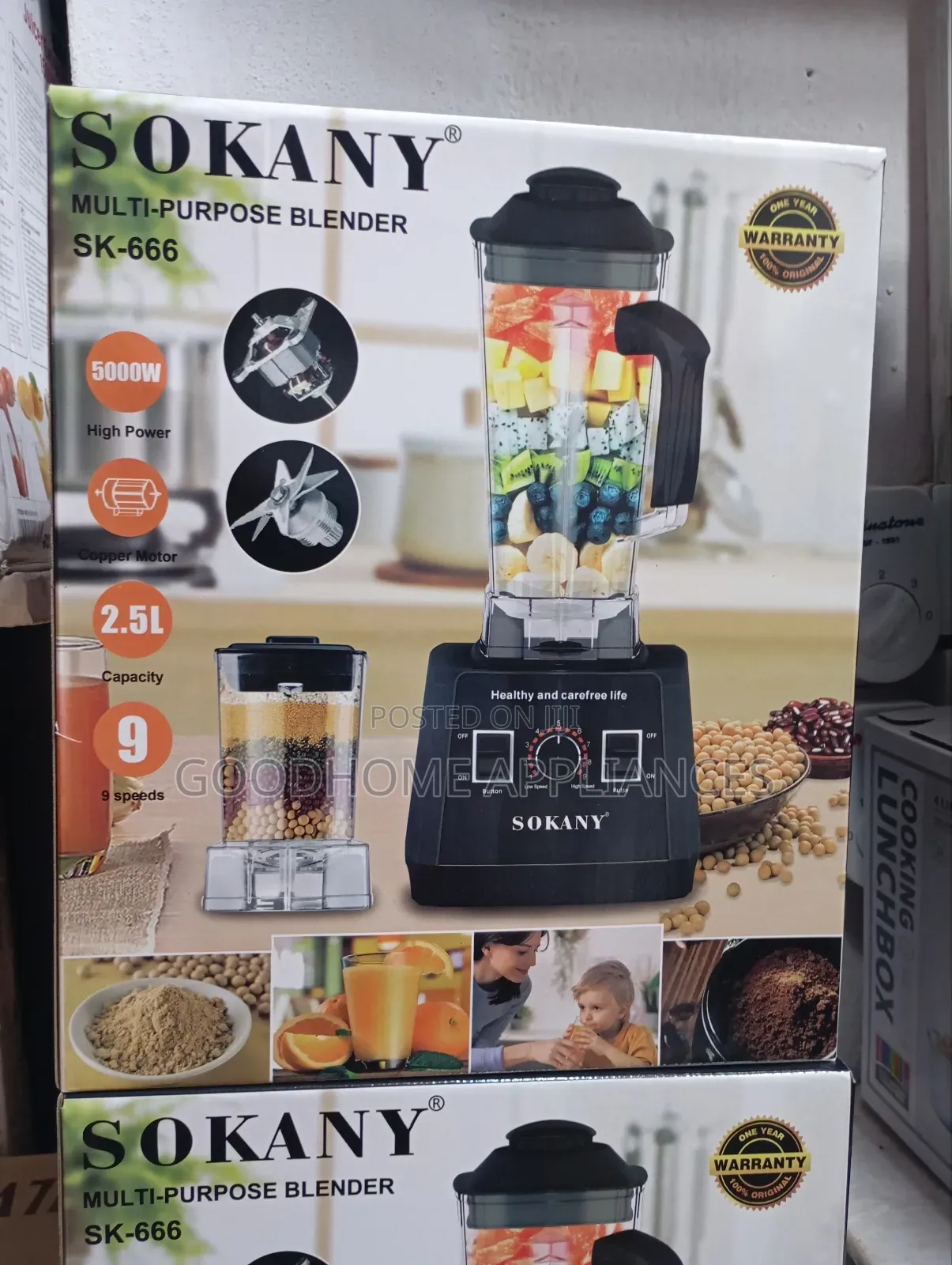 Sokany Quality Blender 5000w