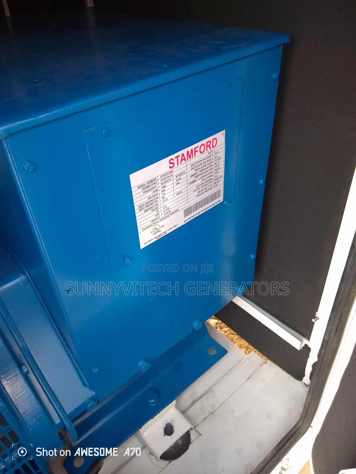 100kva Fg Wilson Perkins Generator Super Silence