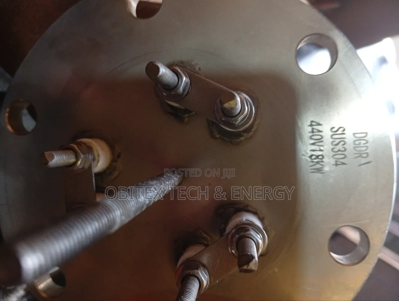DGDR Sus304 18kw 440v Stainless Steel Immersion Heater